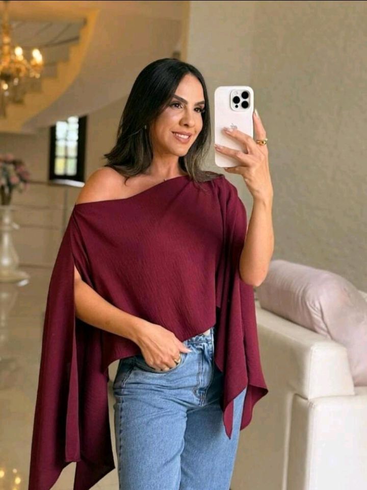 BLUSA AURORA - Blusa capa ultra versátil para todo tipo de ocasión.