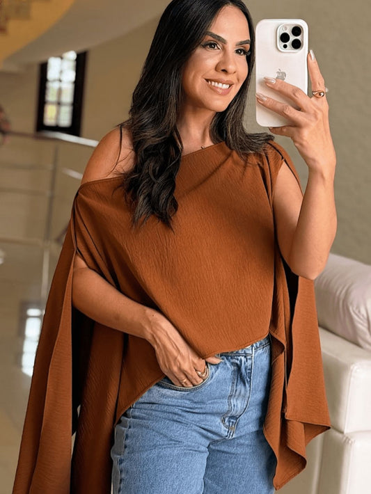 BLUSA AURORA - Blusa capa ultra versátil para todo tipo de ocasión.