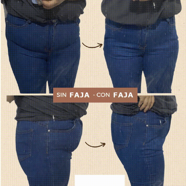 FAJA JEAN - Push Up con Faja integrada: Moldea y realza tu figura con faja oculta