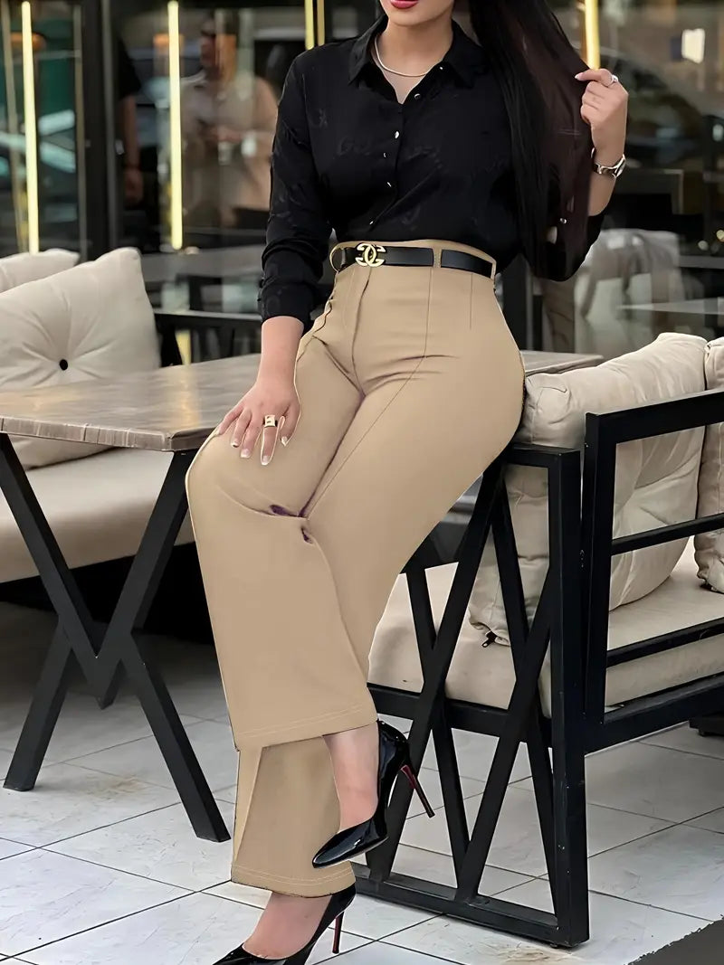 PANTALON ALICIA -  Pantalón Slim Luxe: Abraza tu figura y estiliza con elegancia.